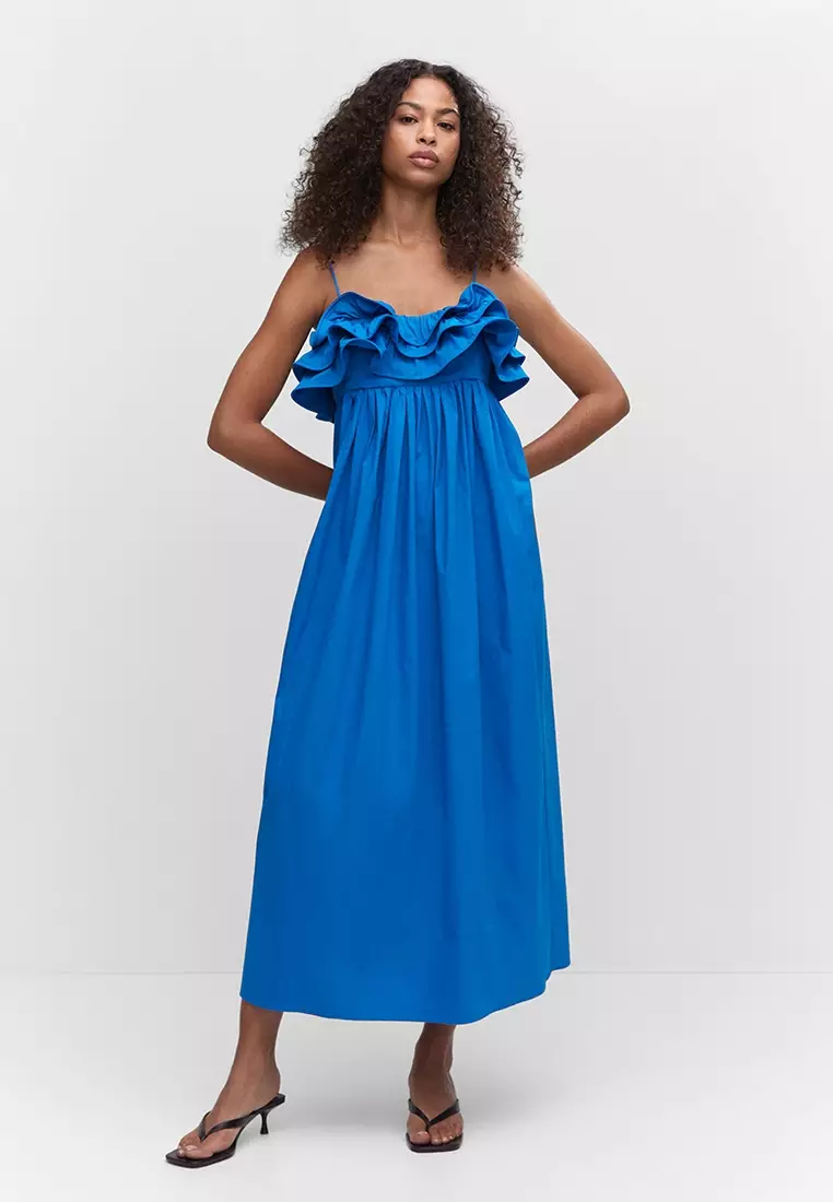 Buy Mango Ruffle Gown Online ZALORA Malaysia