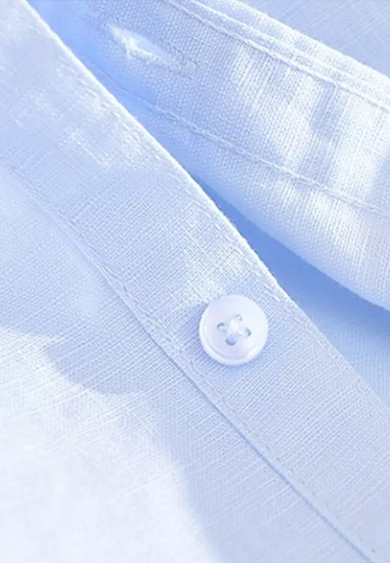 Basic Simple Cotton Linen Shirt WM02