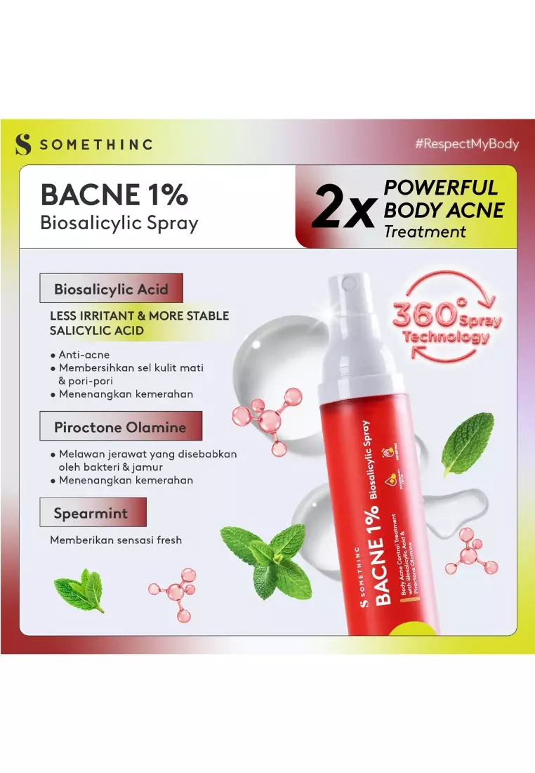 SOMETHINC Bacne 1% Biosalicylic Spray