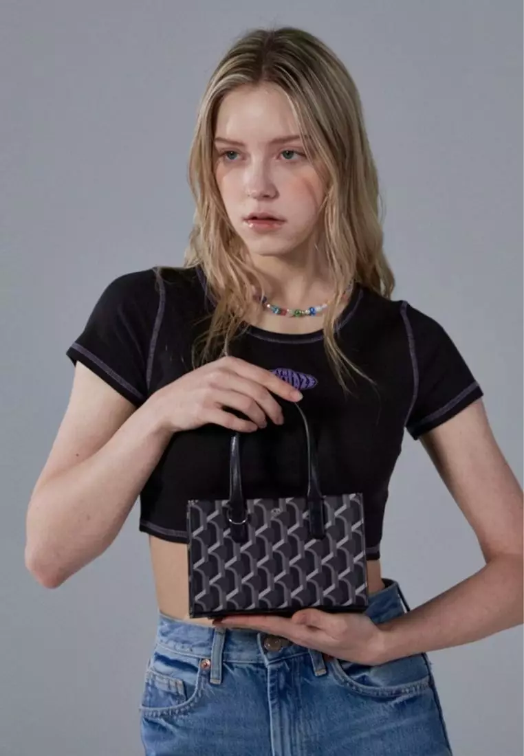 Jual ROSA.K Cabas Monogram Day Tote Secret Black SS Original