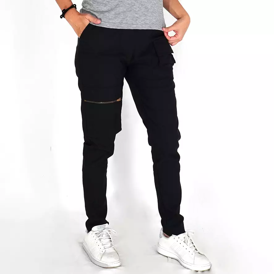 OKECHUKU Jesi Celana Panjang Wanita Celana Chino Wanita Skinny Cargo