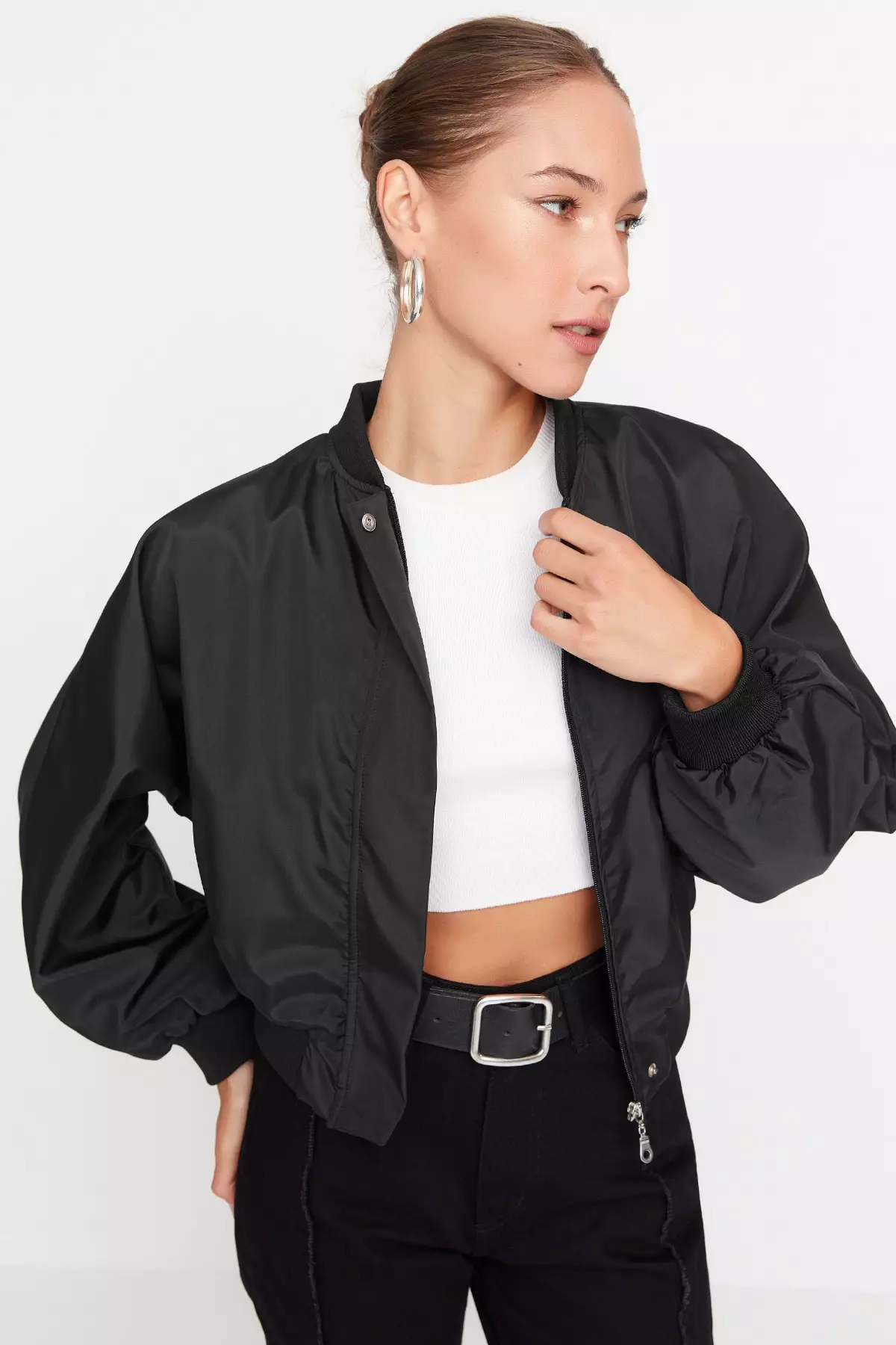 Buy Trendyol Puff Sleeve Jacket 2024 Online ZALORA Singapore