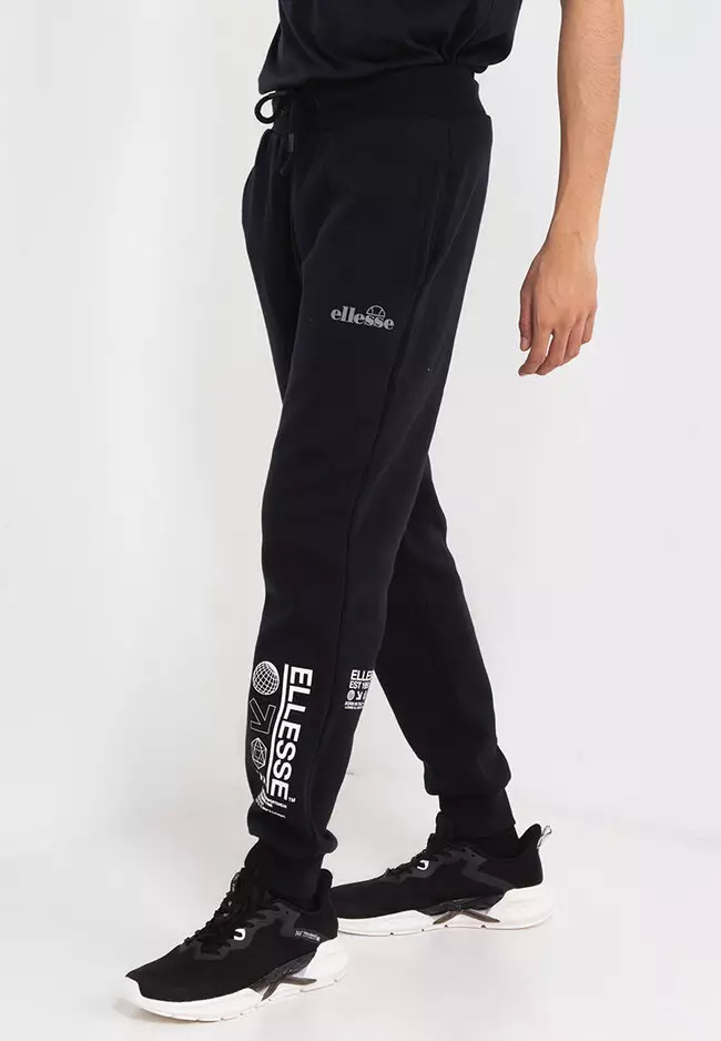 Ellesse tape fleece track outlet pants