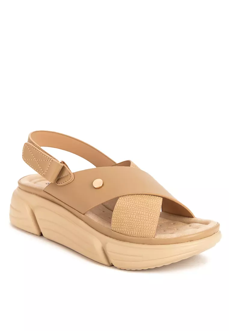 Discount on UNLISTED  shoes - SKU: ELISE WEDGES SANDALS SOFTAWALK