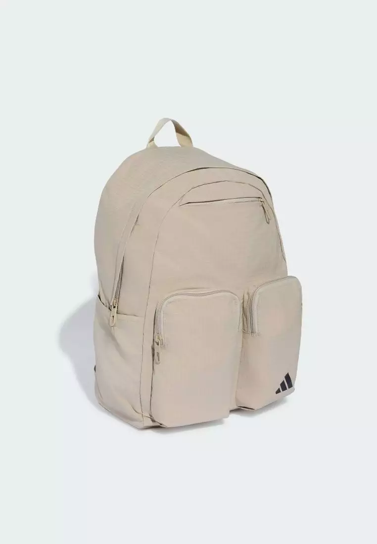 Lifestyle ESSENTIALS BACK TO CAMPUS BACKPACK Unisex Beige KQ6719