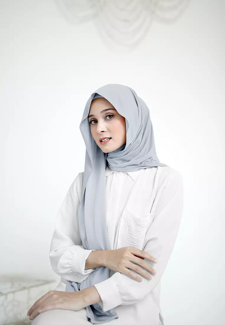 Cotton Bee - Pashmina Instan Freeya Curve Leher Jersey 