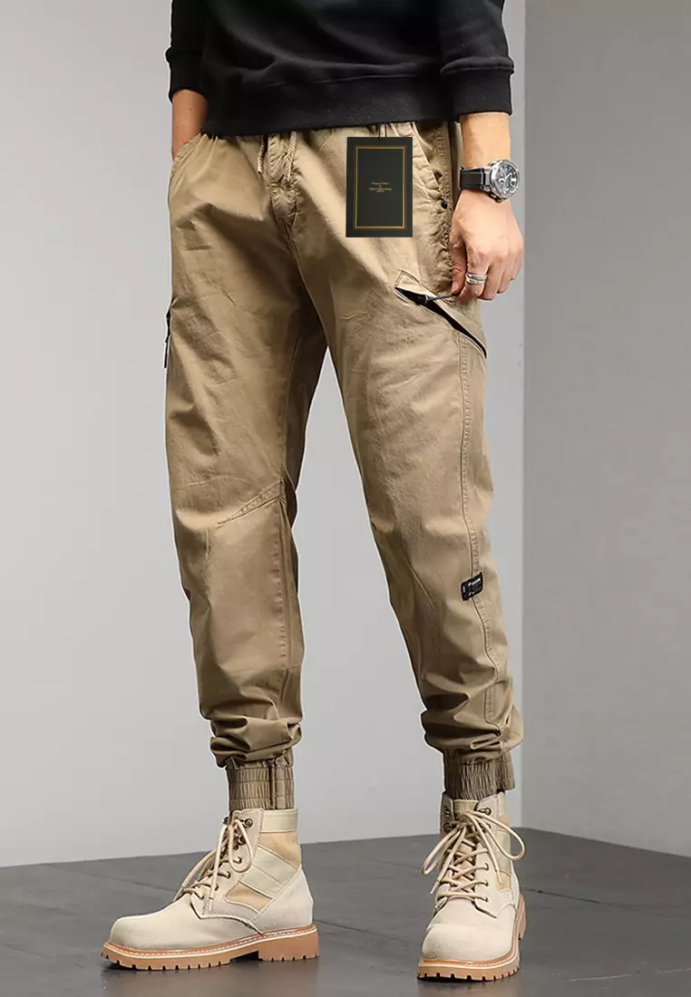 Multi Pockets Casual Cargo Pants GJL667