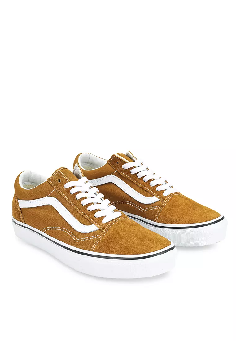 Gold vans sneakers hot sale