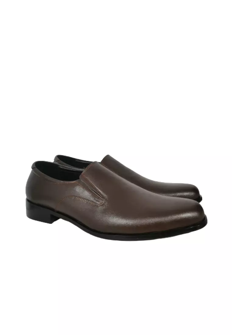 Sepatu Pantofel Loafer 901 Brown