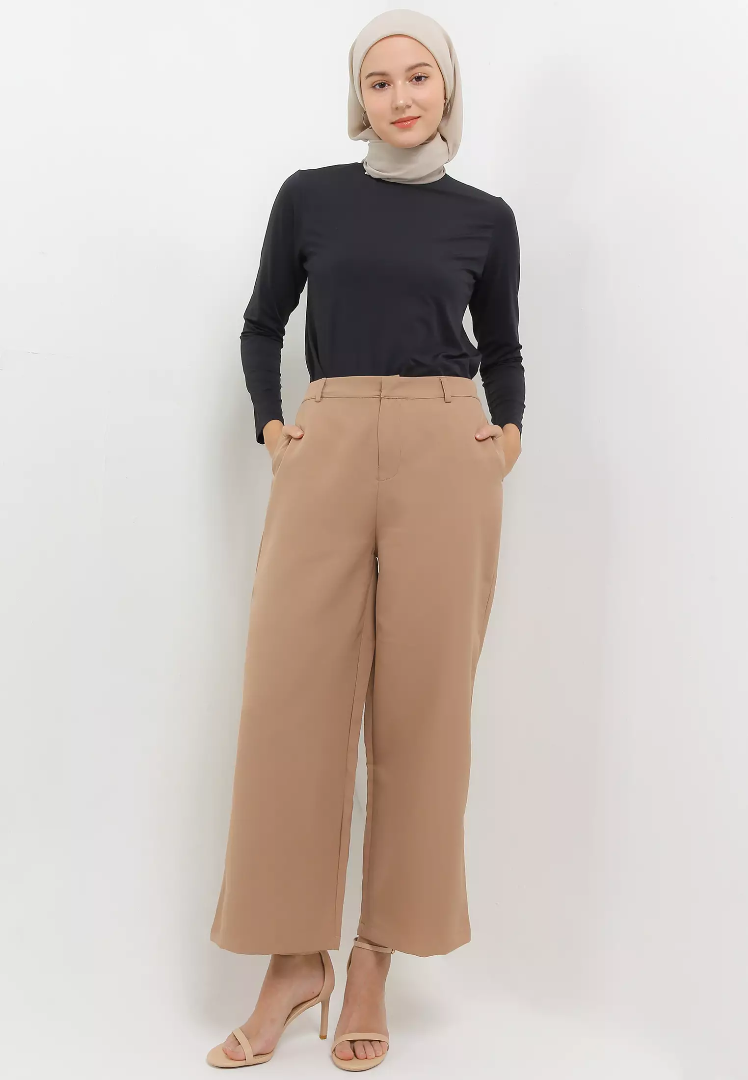 MFMW Kayena Celana Panjang Kulot Brown