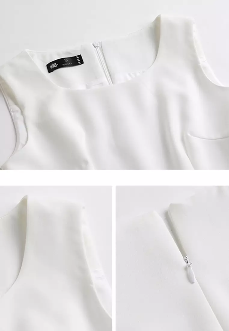 Slim Fit Suit Vest Dress YGH-EQ902