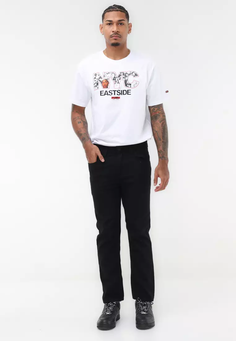 Denim Long Pants Slim Tapered