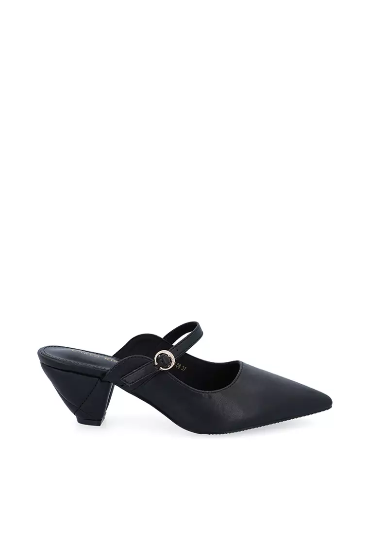 Discount on Carlo Rino  shoes - SKU: Black Prism Mules