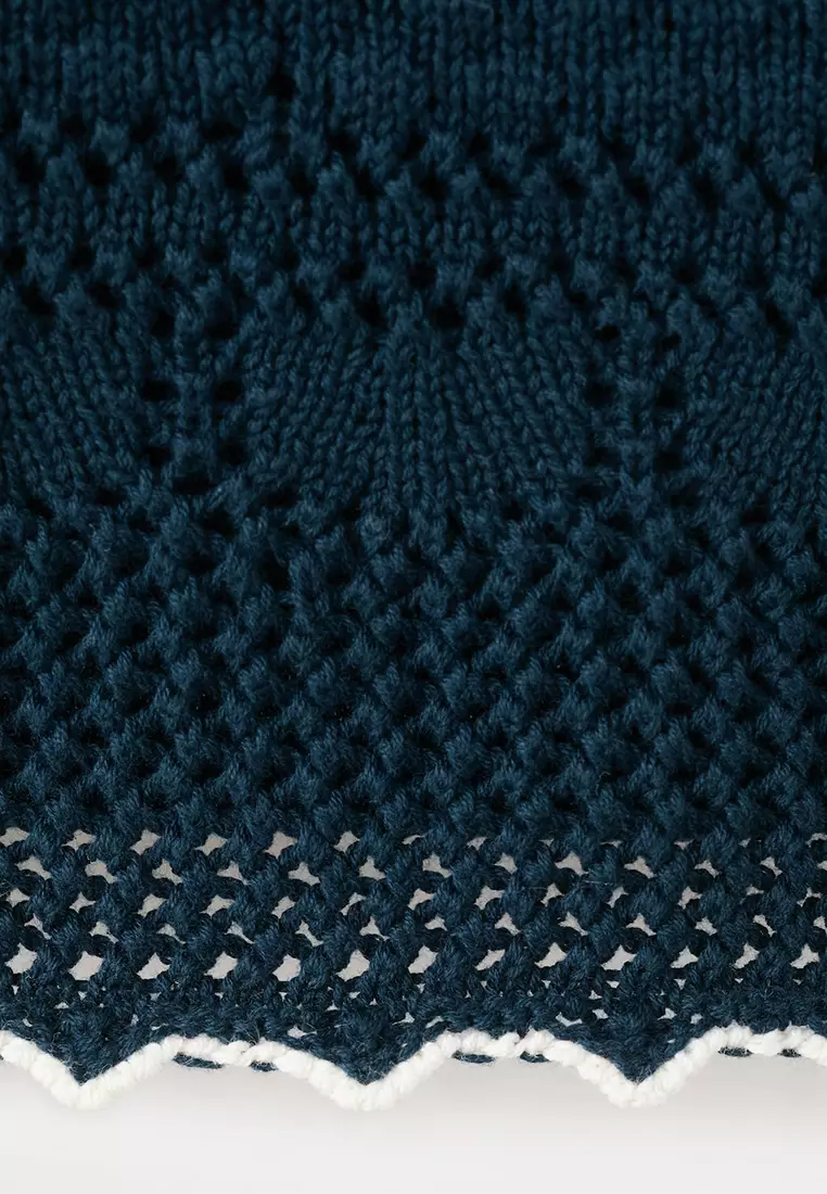 Openwork Knitted T-Shirt