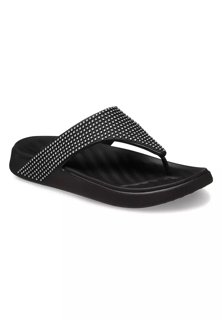 Crocs Women Getaway Gems Triangle Flip Black