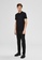 Selected Homme black Paris Short Sleeve Polo Shirt 00BC8AA87DF2C1GS_4