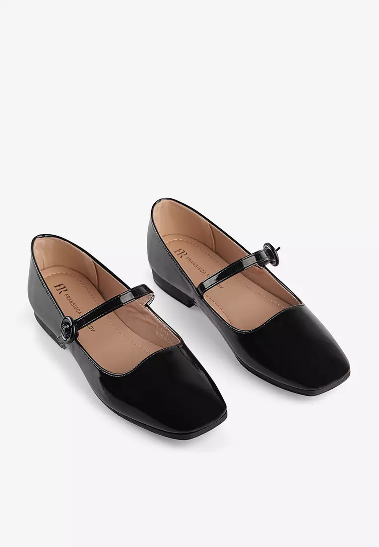 Sepatu Flat Shoes Wanita Mary Jane L.Lyka