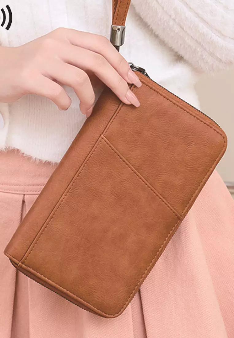 RFID防盜刷多功能長銀包護照夾