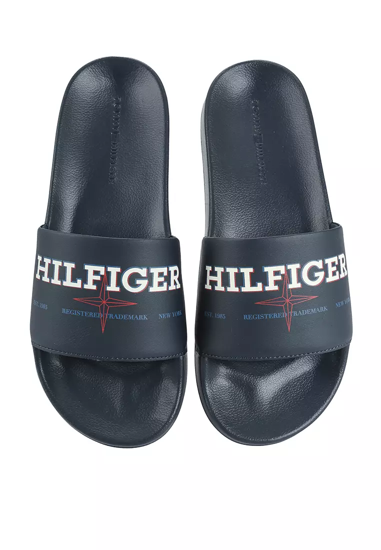 black tommy slides