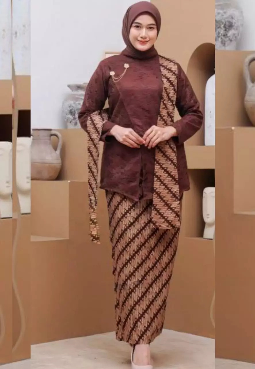 Sekar Coklat Kebaya Janggan Premium OD
