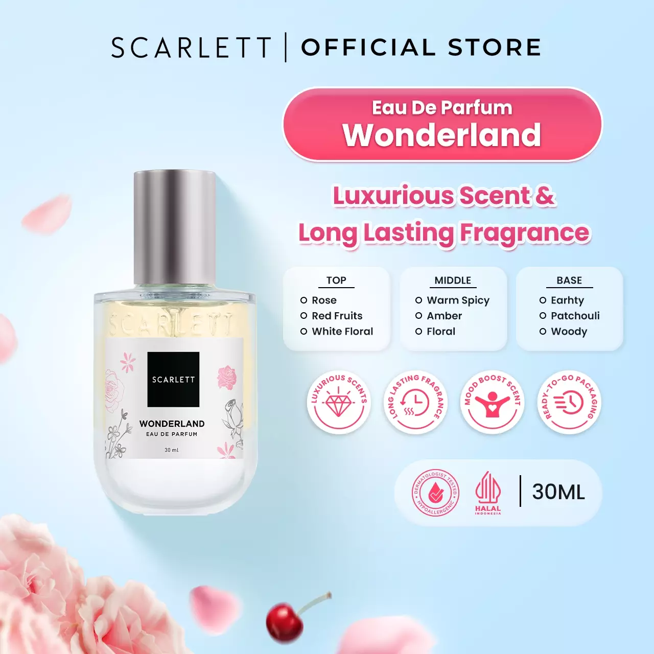 Scarlett Whitening Eau De Parfum Bundle Wonderland & La Foret Fairy