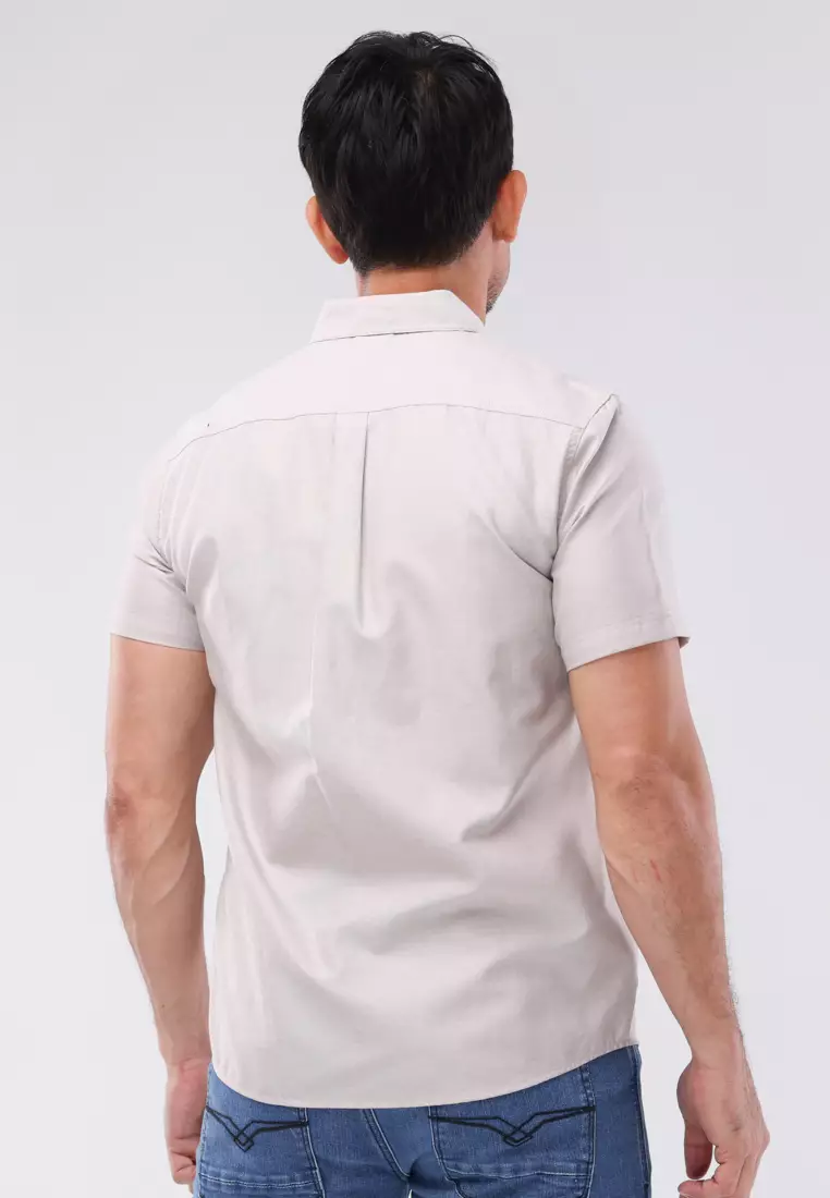 Woven Oxford Polo Short Sleeves