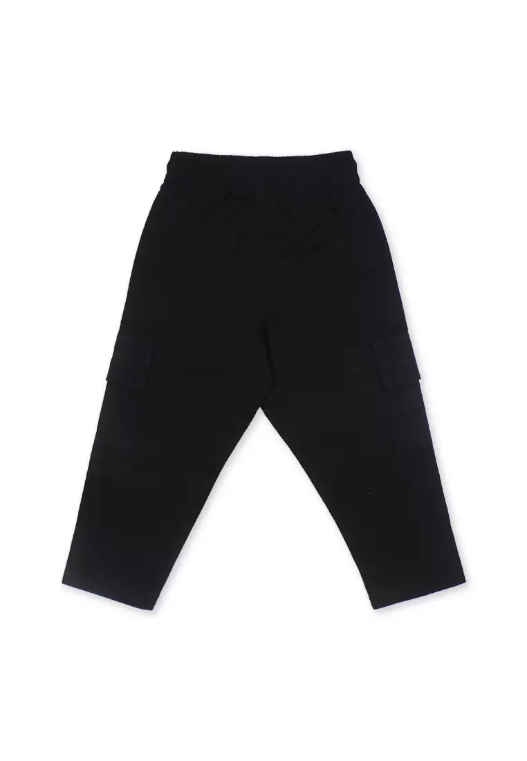 Boys Twill Cargo Jogger Pants
