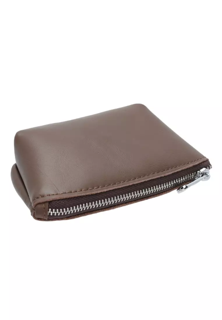 Leather Coin Pouch Zipper Wallet JK 40156
