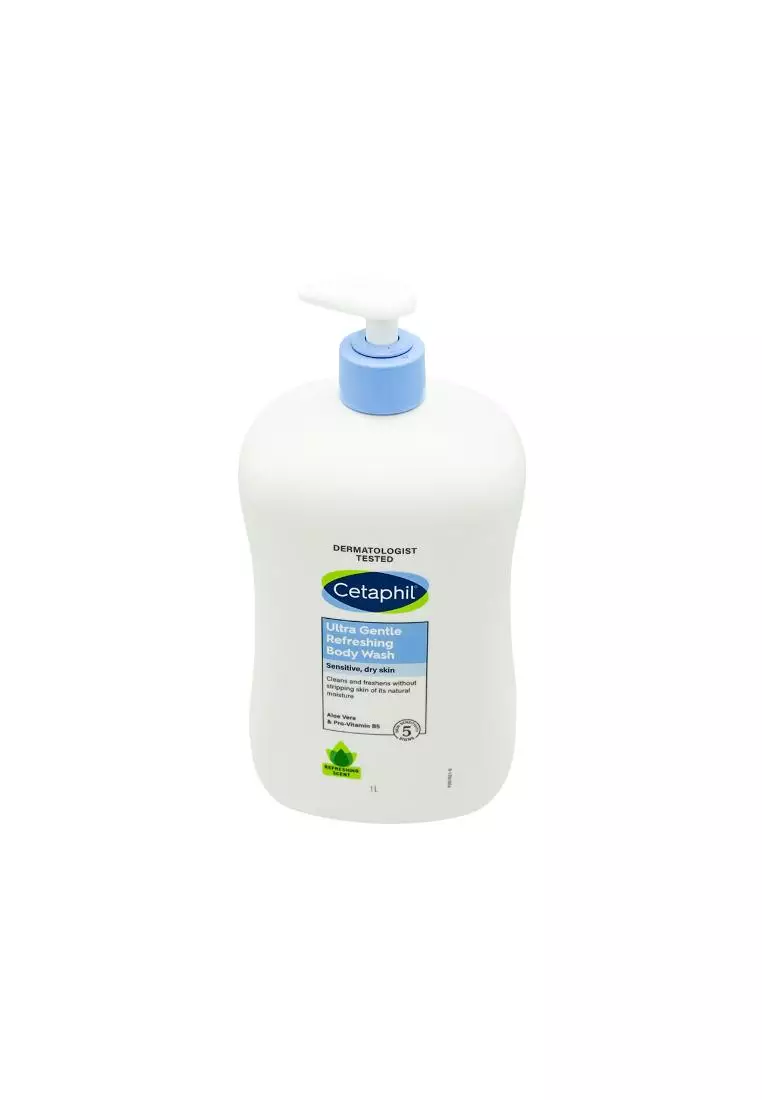 Cetaphil Ultra Gentle Refreshing Body Wash (1000ml)