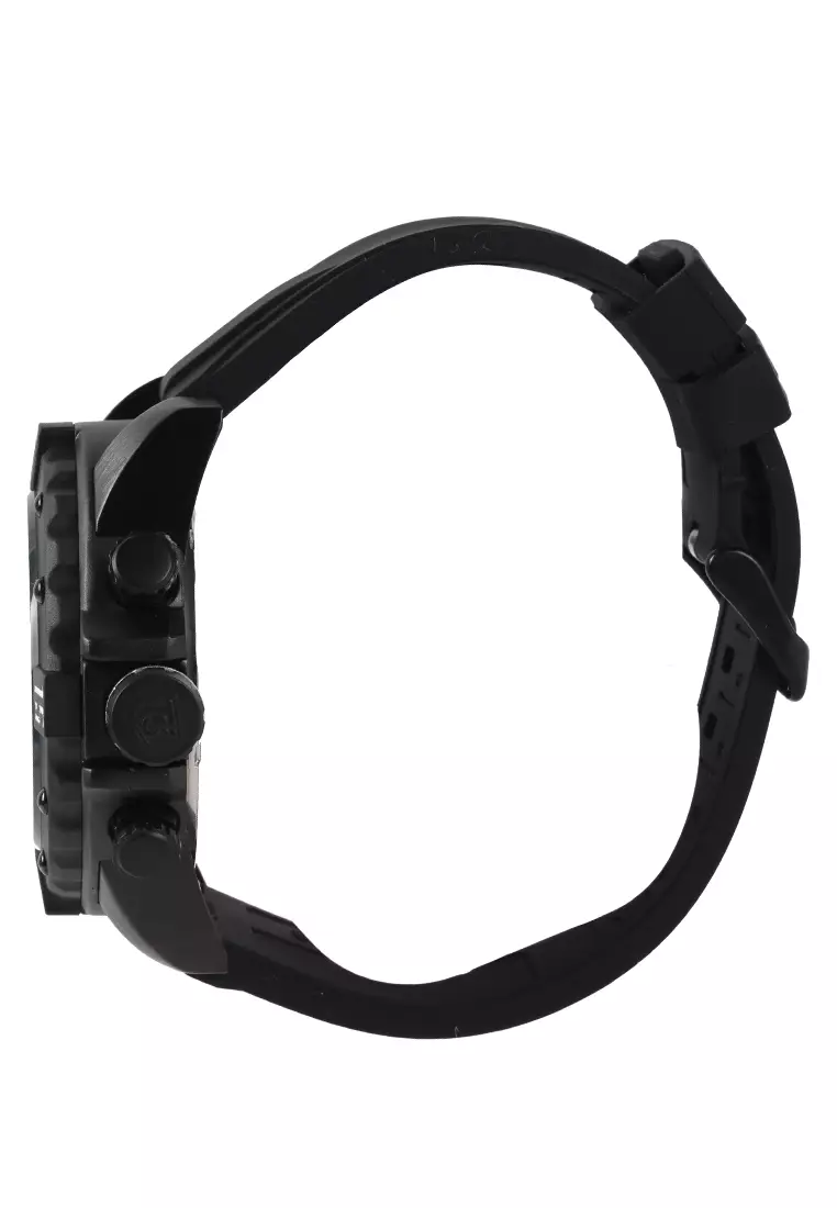 T5 - Jam Tangan Pria - Black - Rubber Strap - H3757G-B