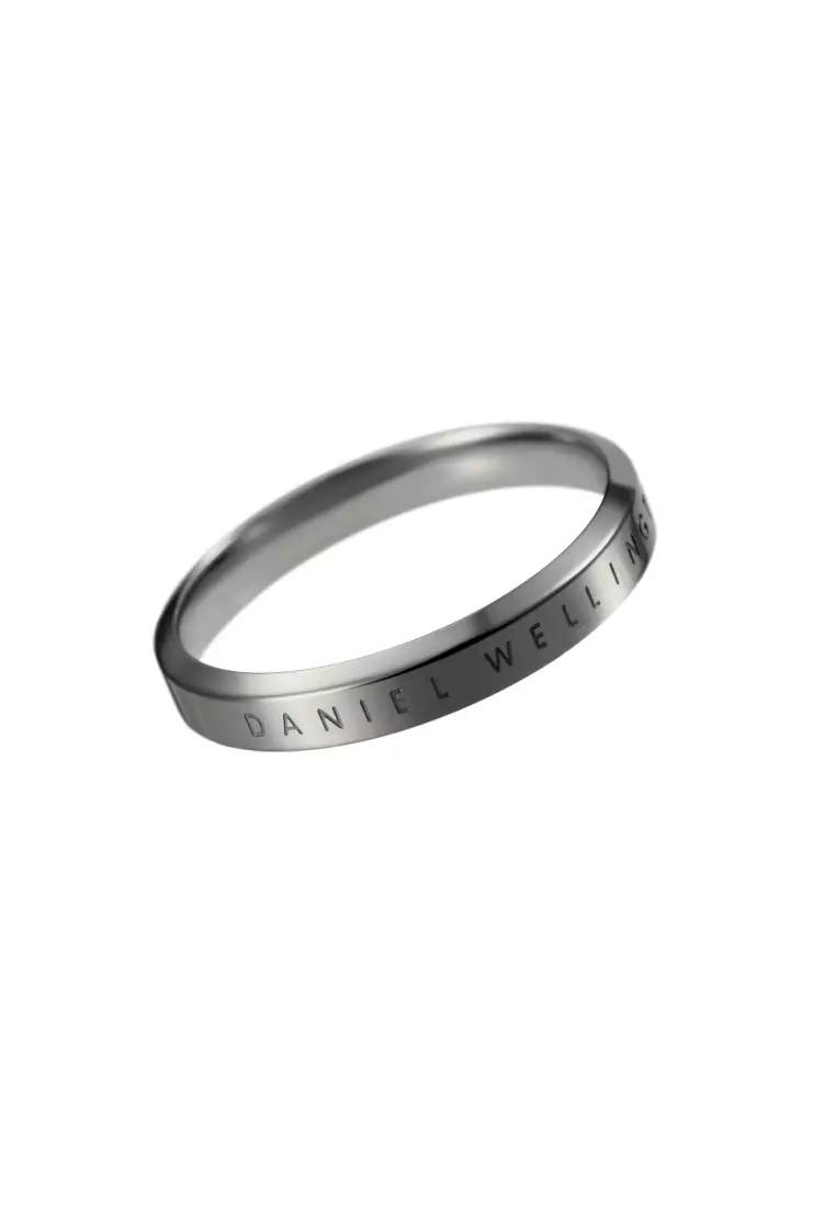 Classic Ring Anthracite - DW 經典戒指 情侶戒指 石墨灰色 - 不銹鋼戒指
