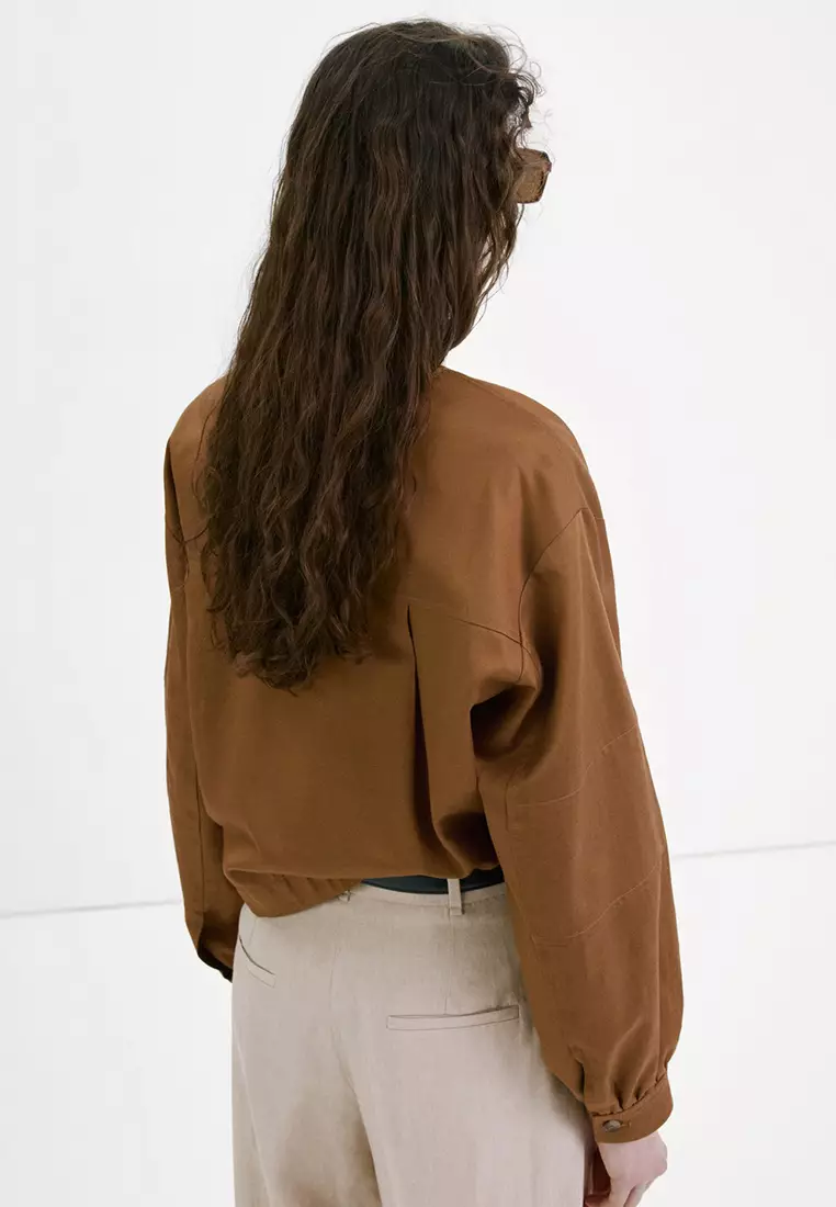 Lyocell Jacket With Elastics
