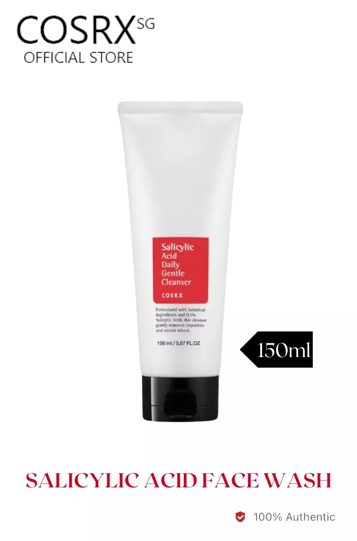 Cosrx Salicylic Acid Daily Gentle Cleanser 150ml(New Packaging with outer box)