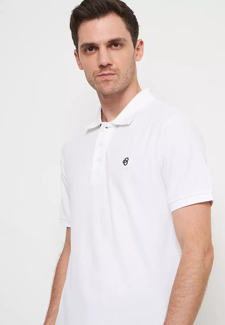 Byford Men Polo Shirt White -WBYPS02SSWHT