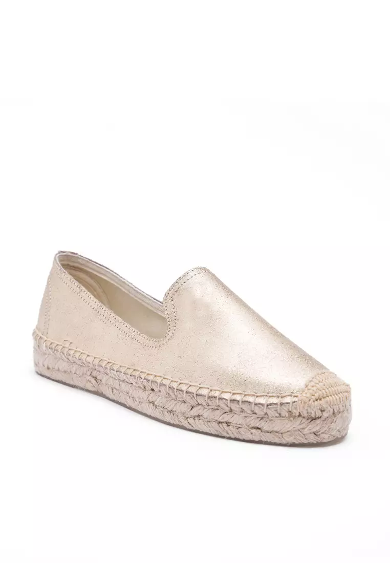 Platform Cow Leather Espadrilles HB7101
