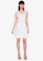 ZALORA BASICS white Sweetheart Neck Belted Fit & Flare Dress 95CF9AAD4D85D3GS_4