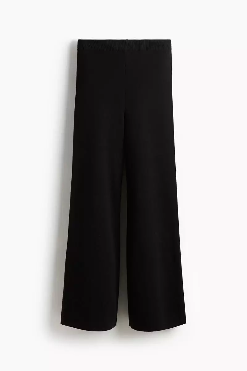 Fine-knit trousers