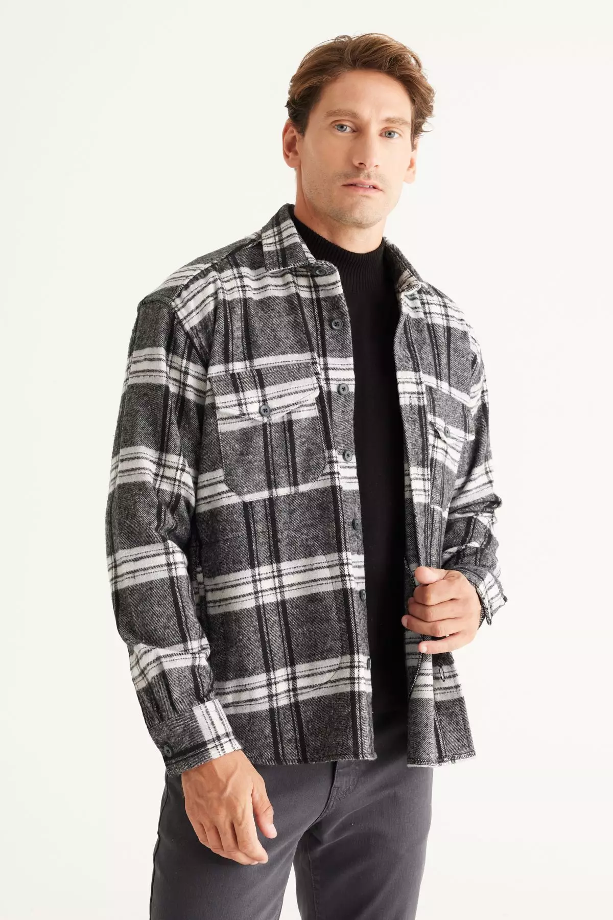 Lumberjack plaid jacket deals