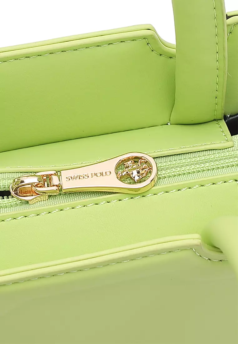 Women's Top Handle Bag / Sling Bag / Crossbody Bag - Green