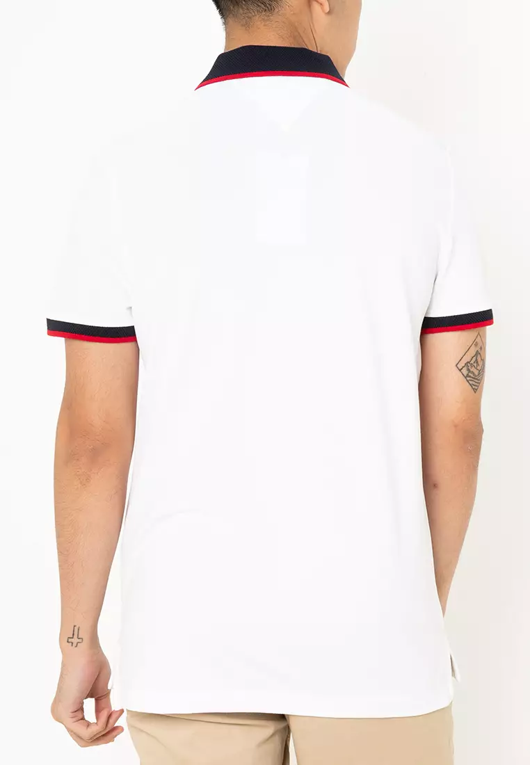 Contrast Collar Cuff Polo Shirt - Tommy Mainline