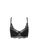 ZITIQUE black Women's Ribbon Lace Breathable Lingerie Set (Bra And Underwear) with Steel Ring - Black B6C7BUS5562E71GS_2