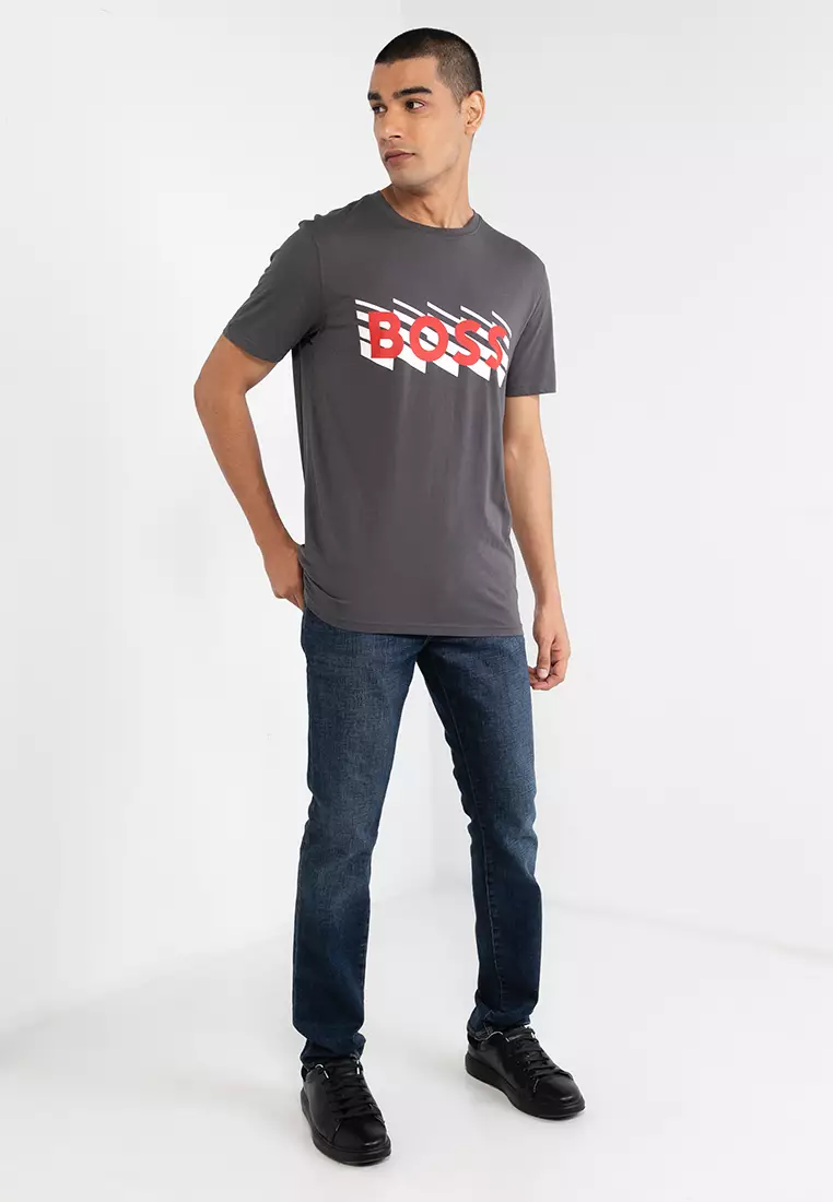 Buy BOSS Rete Tee BOSS Orange 2024 Online ZALORA Singapore