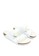 Birkenstock white Arizona Birko-Flor Triple Sandals A2830SHF3550EAGS_2