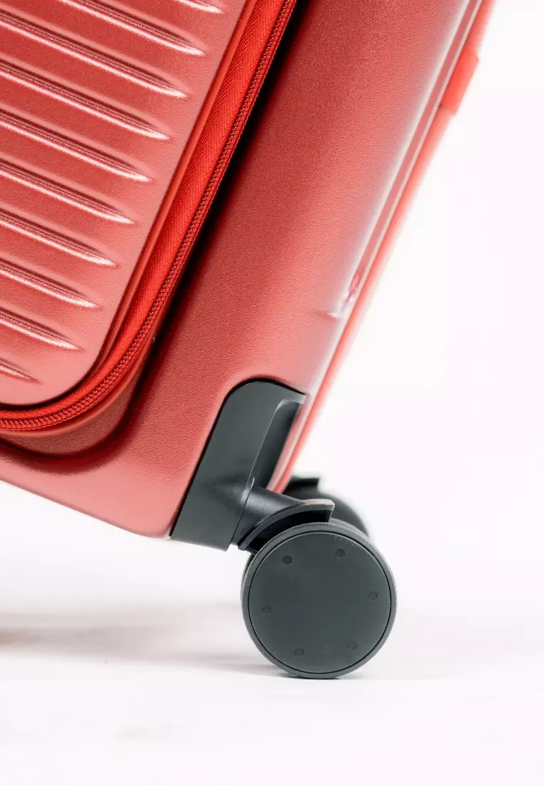 Alpha 24" Medium Hard Case Luggage Red