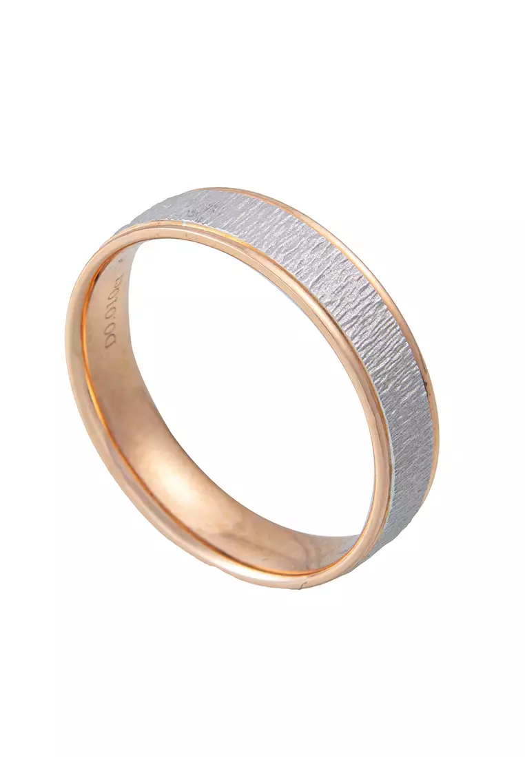 Men ring rose discount gold