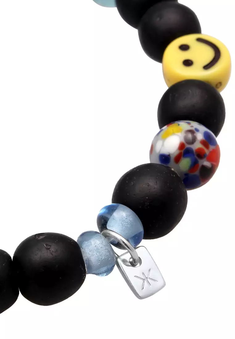 Bracelet Men Evil Eye Glass Beads