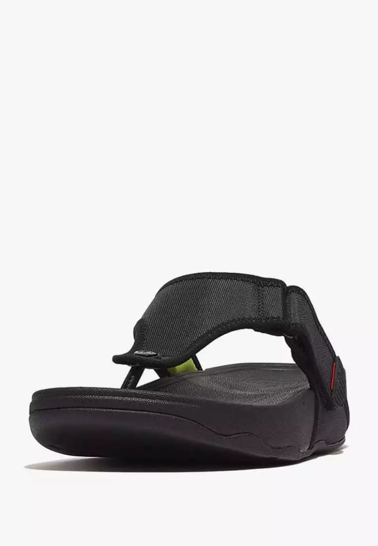 Discount on Fitflop  shoes - SKU: Fitflop Trakk Ii Men's Water-Resistant Toe-Post Sandals Gt1-001 Black