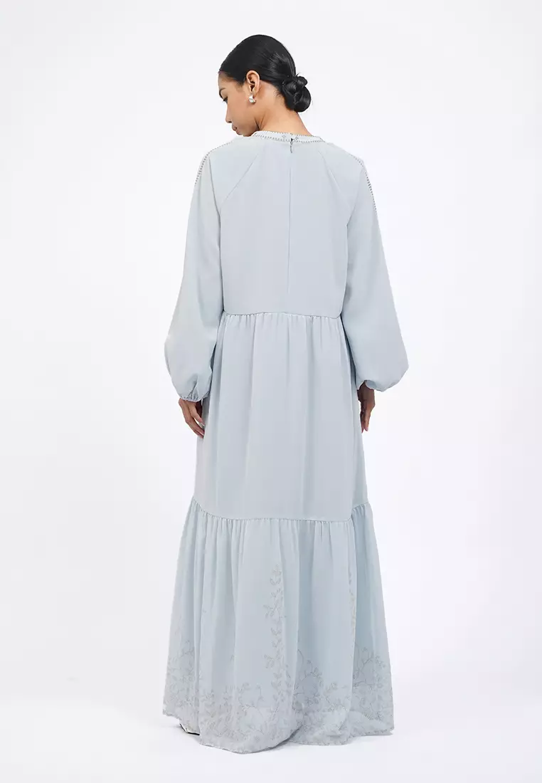 Round Neck Tiered Gamis