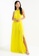 ck Calvin Klein yellow Pleated Maxi Dress 54F30AA20A377CGS_4