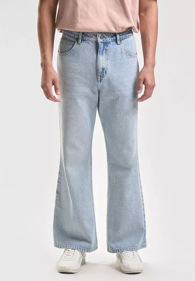 Flared Fit 5-Pocket Jeans